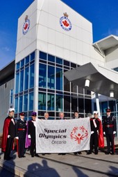Raising Special Olympic Flag - 4 of 13